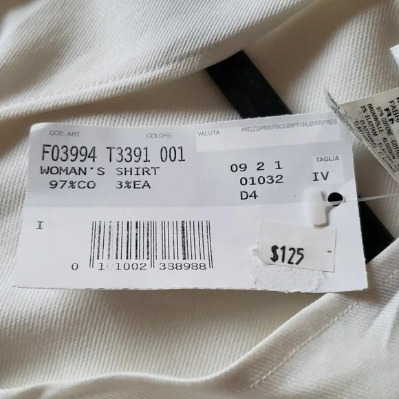 NaraCamicie Italian Side Zip Blouse - Picture 9 of 10